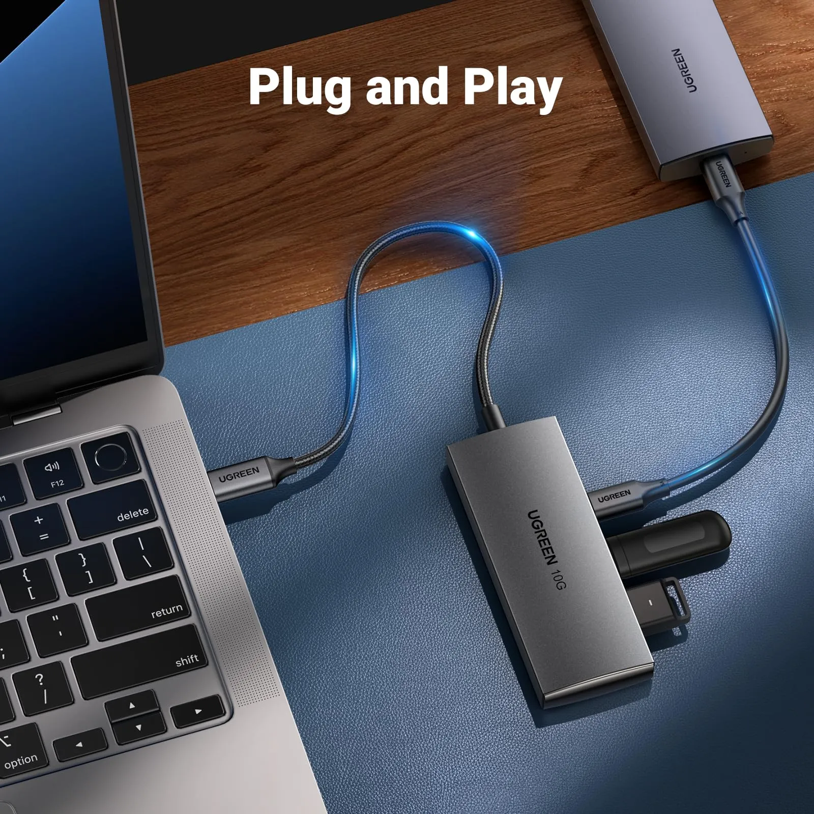 Bestseller UGREEN USB C Hub 10Gbps, 4 Ports USB 3.2 Adapter  Last Chance!