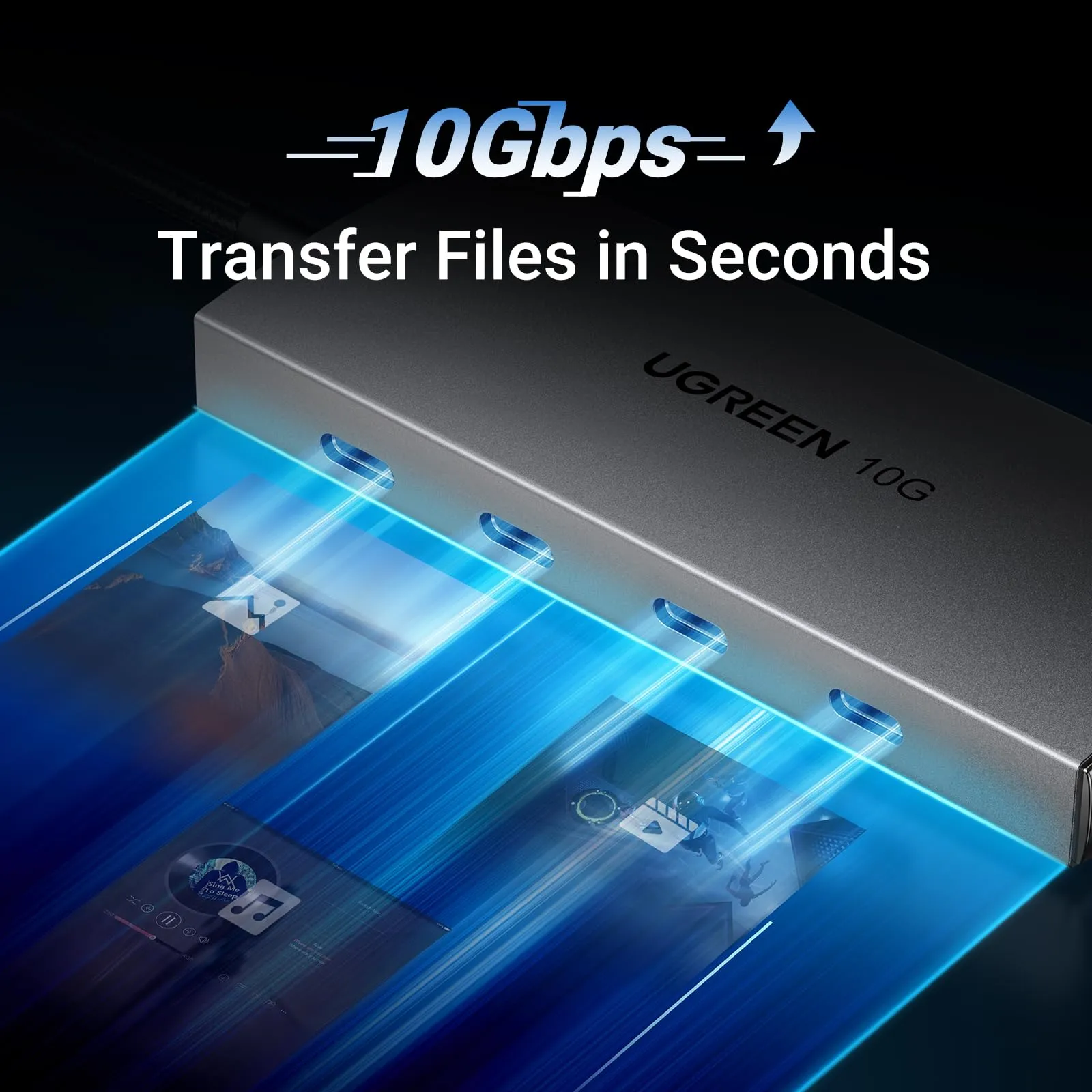 Bestseller UGREEN USB C Hub 10Gbps, 4 Ports USB 3.2 Adapter  Last Chance!