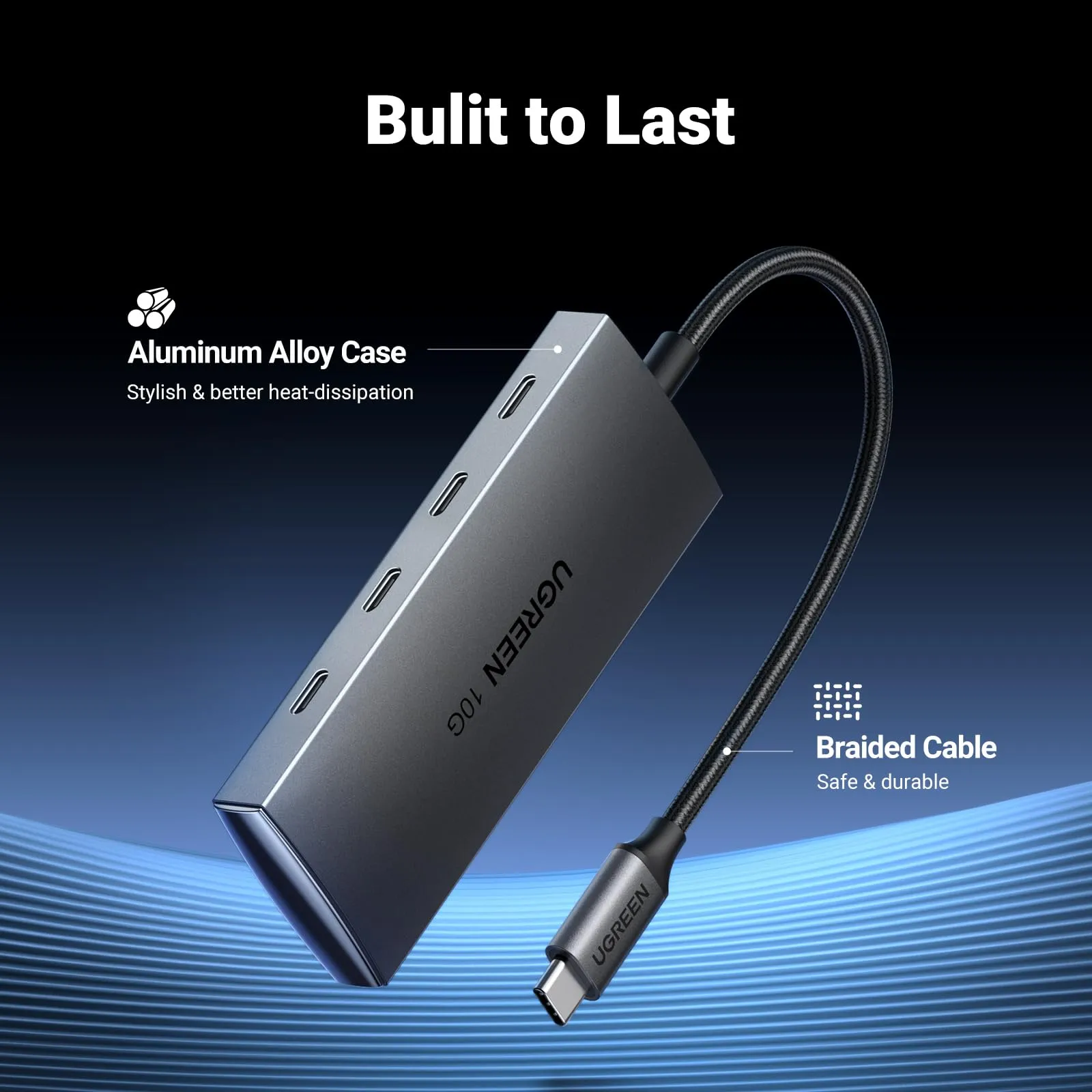 Bestseller UGREEN USB C Hub 10Gbps, 4 Ports USB 3.2 Adapter  Last Chance!