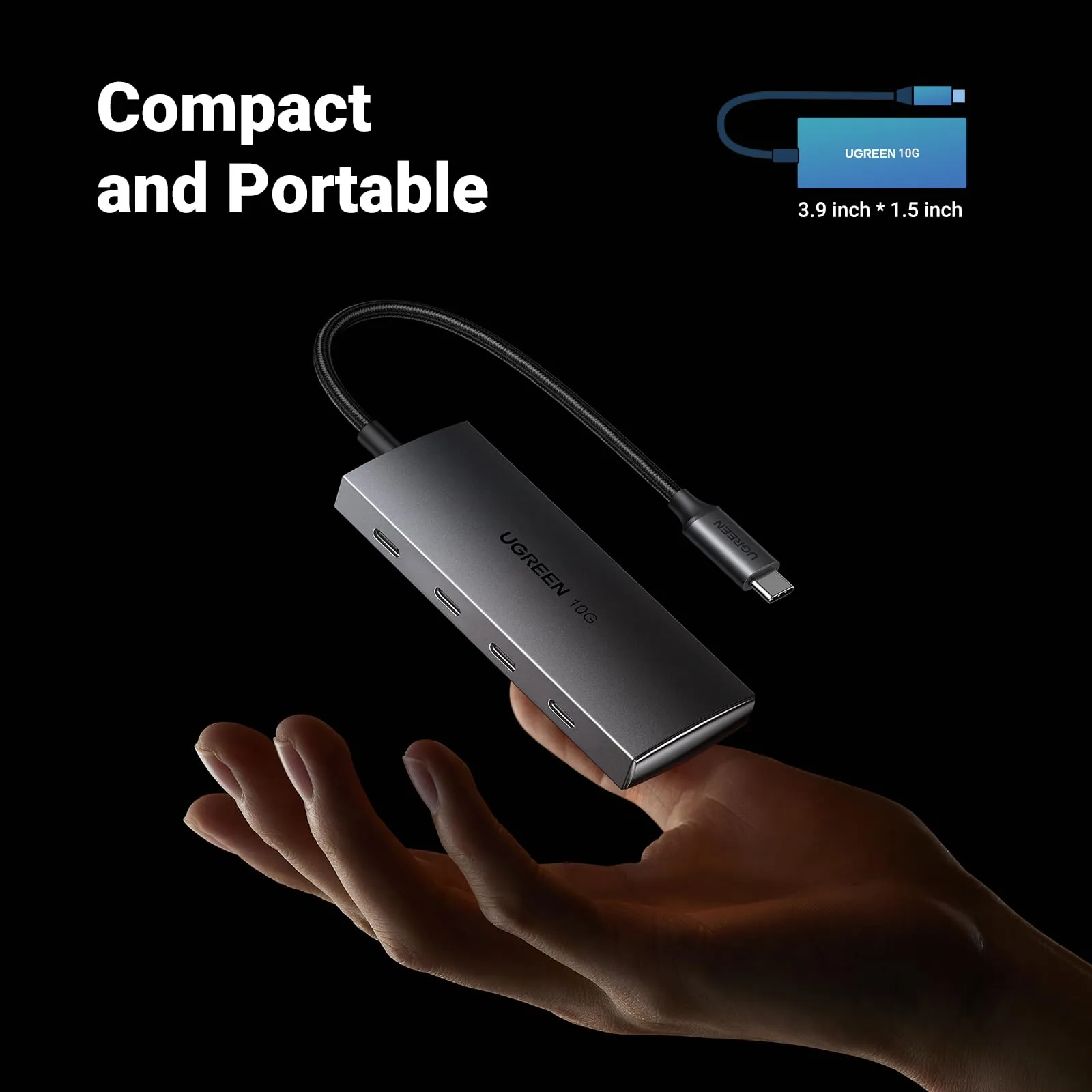 Bestseller UGREEN USB C Hub 10Gbps, 4 Ports USB 3.2 Adapter  Last Chance!