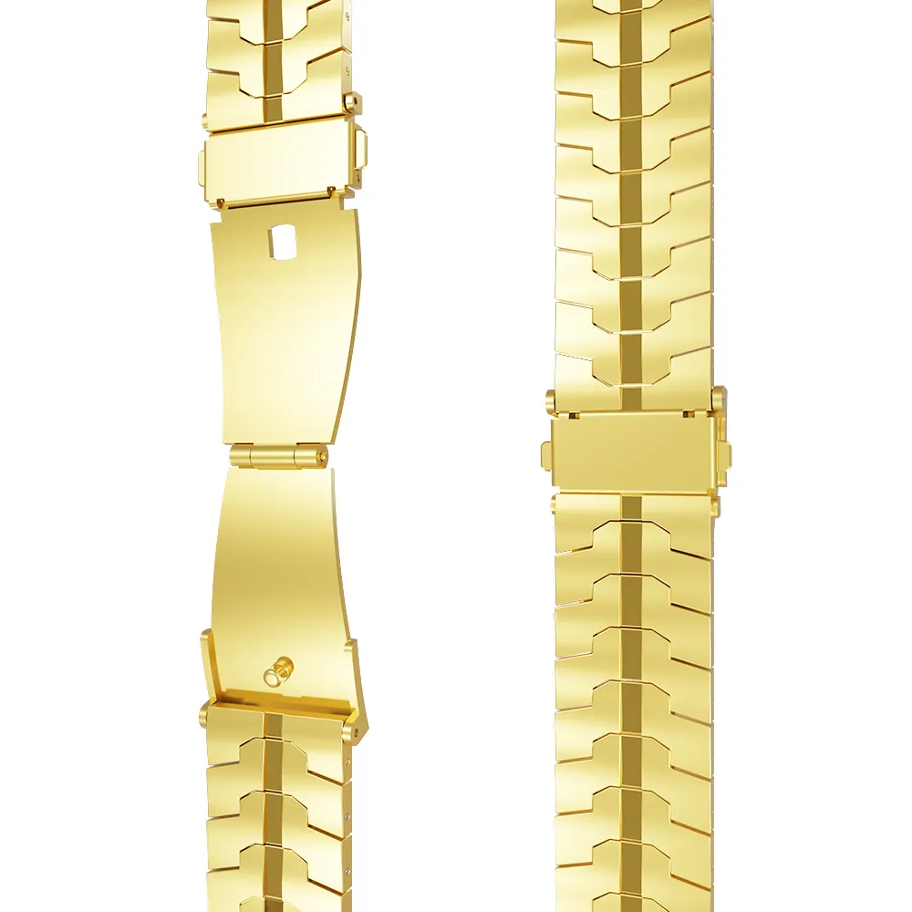Bestseller Xiaomi Amazfit GTS Steel Iron Strap (Gold)  Limited Release!