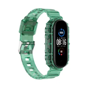 Bestseller Xiaomi Mi Band 6 Clear TPU Strap (Transparent Green)  Last Chance!
