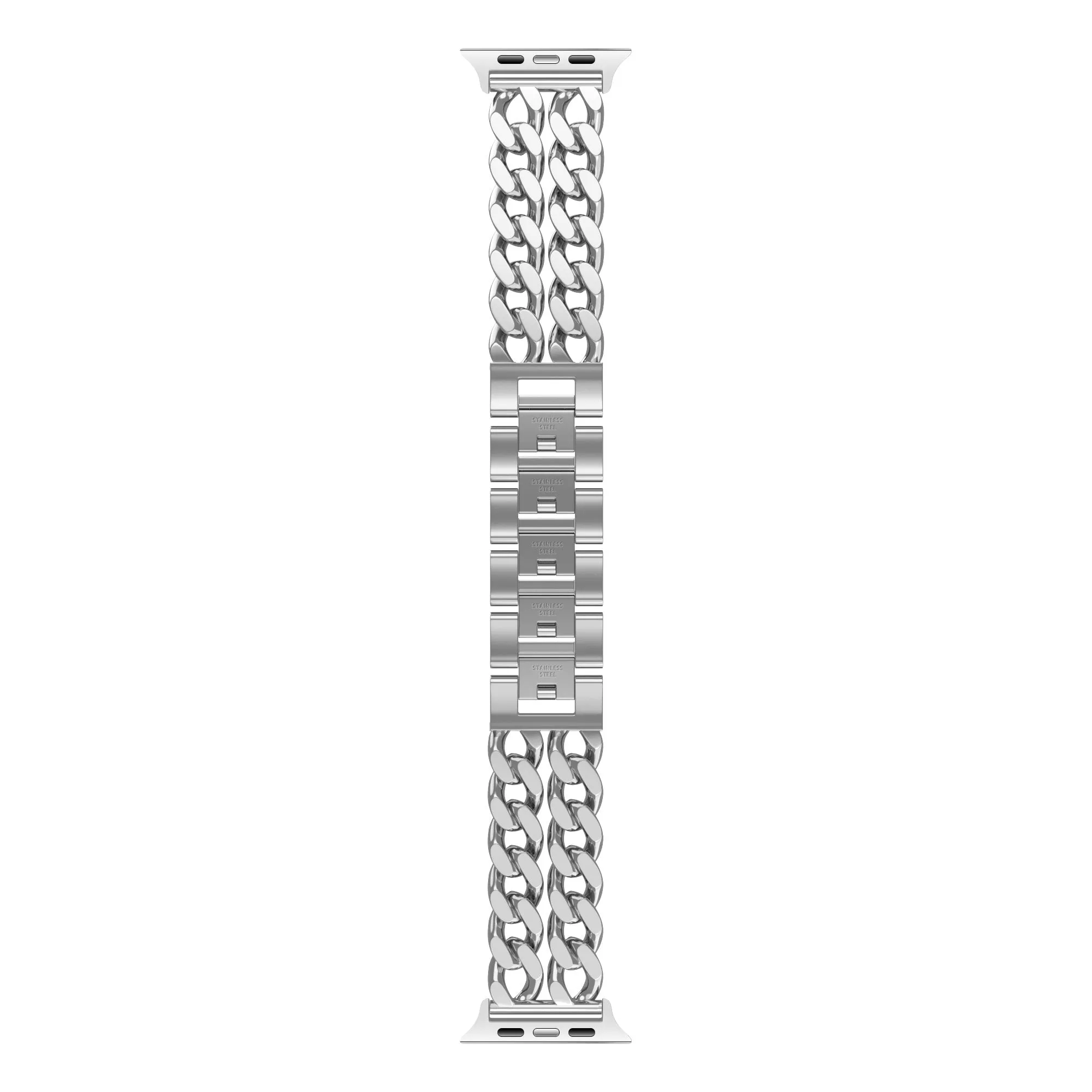 Bestseller xoxo Wildhearts Apple Watch Steel Strap - Chain strap (Silver) - 38/40/41/42mm  Stylish & Comfortable