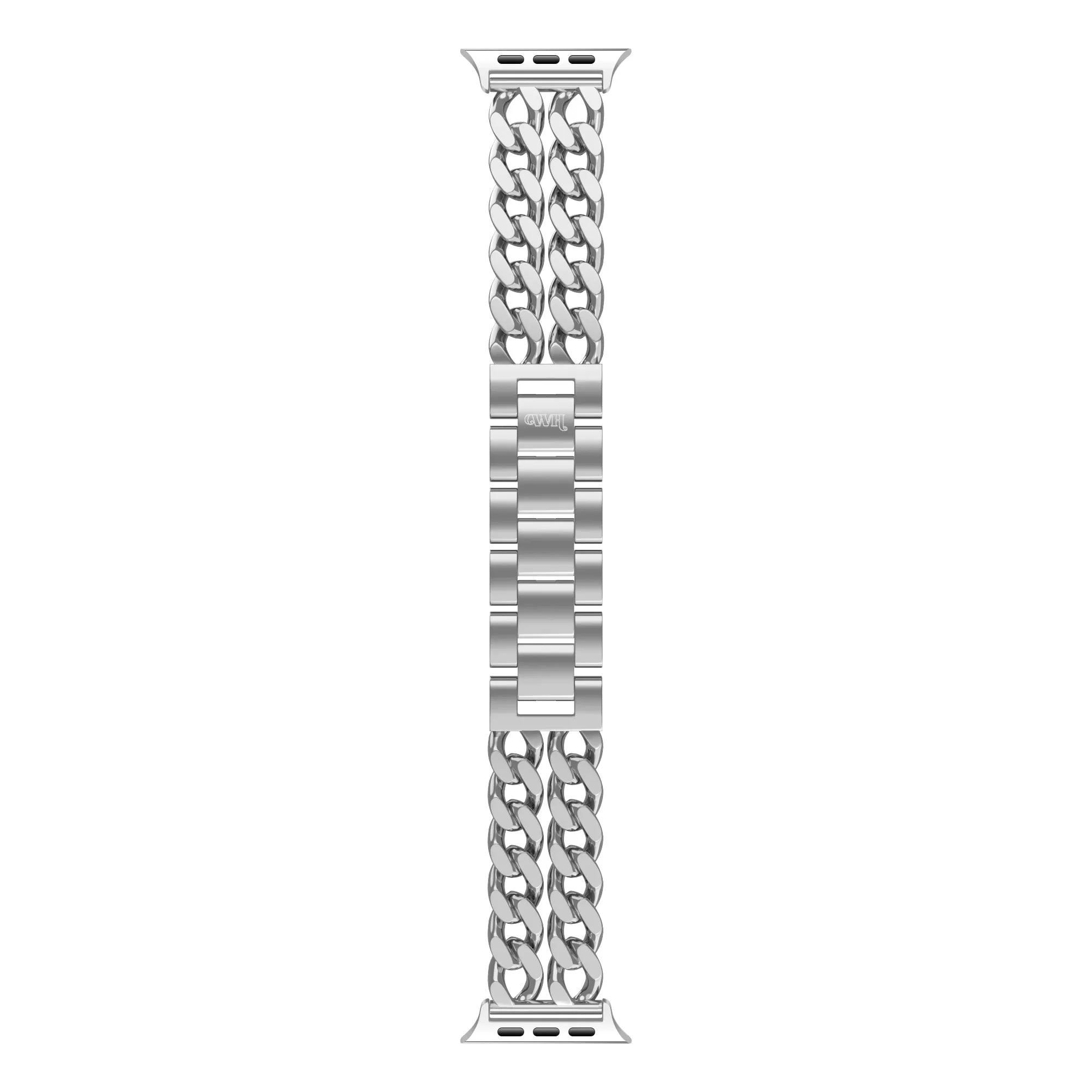 Bestseller xoxo Wildhearts Apple Watch Steel Strap - Chain strap (Silver) - 38/40/41/42mm  Stylish & Comfortable