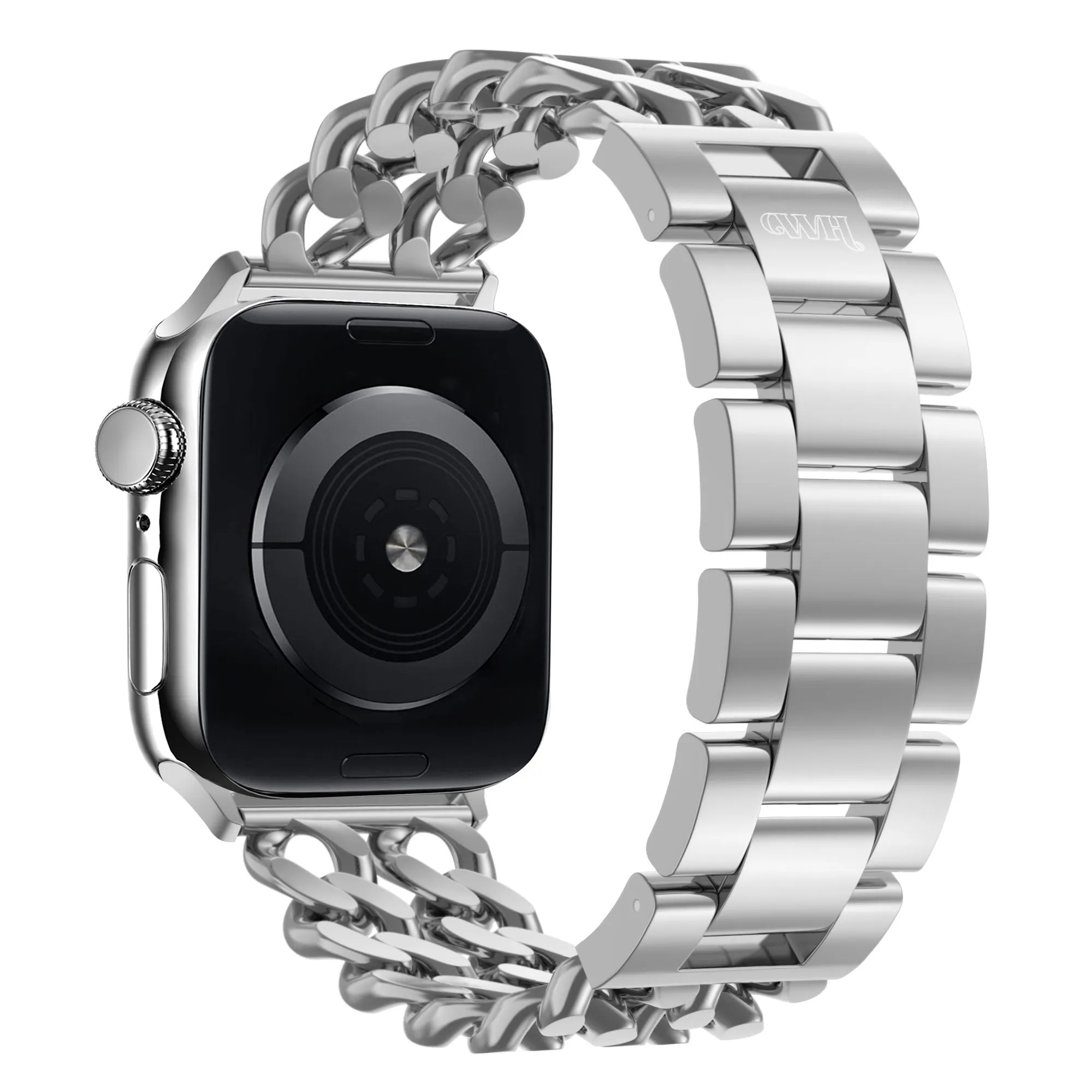Bestseller xoxo Wildhearts Apple Watch Steel Strap - Chain strap (Silver) - 38/40/41/42mm  Stylish & Comfortable