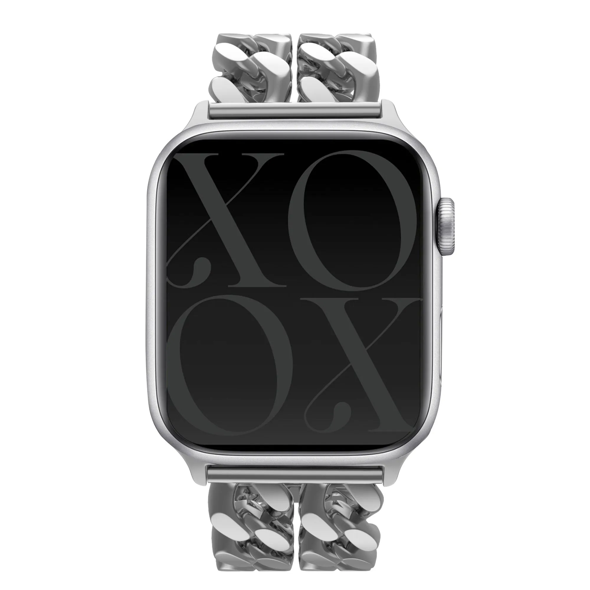 Bestseller xoxo Wildhearts Apple Watch Steel Strap - Chain strap (Silver) - 38/40/41/42mm  Stylish & Comfortable