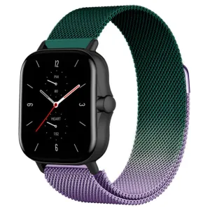 BestSelling Amazfit GTS 2 Milanese Strap (Purple/Green)  Limited Release!