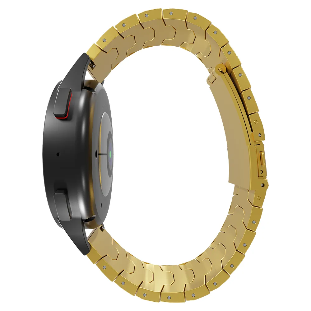 BestSelling Amazfit GTS 2 Steel Iron Strap (Gold)  Limited Stock!