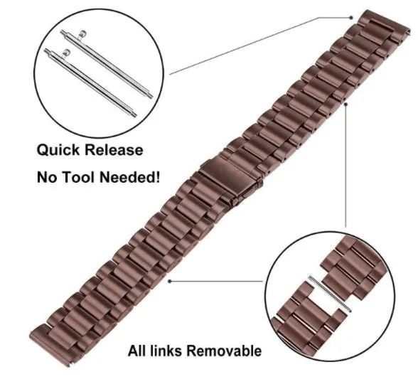BestSelling Amazfit GTS 2 Steel Strap (Bronze Gold)  Almost Gone!