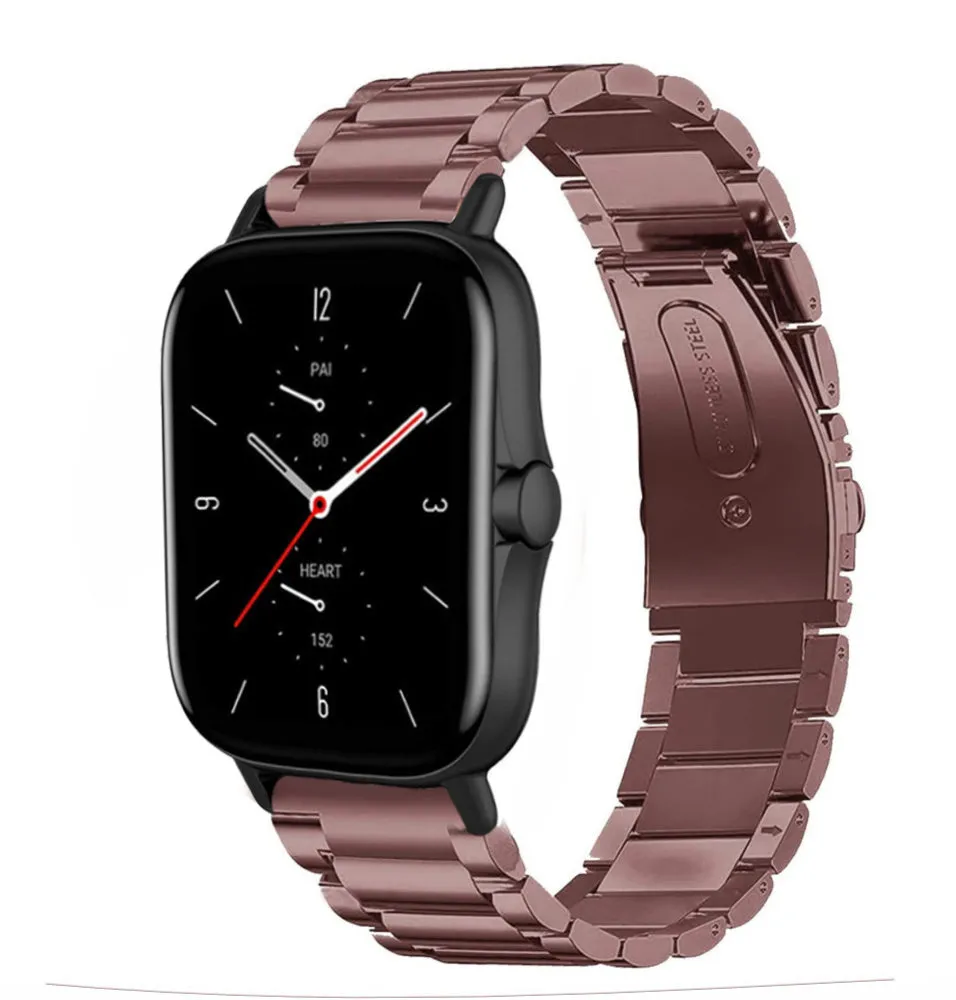BestSelling Amazfit GTS 2 Steel Strap (Bronze Gold)  Almost Gone!