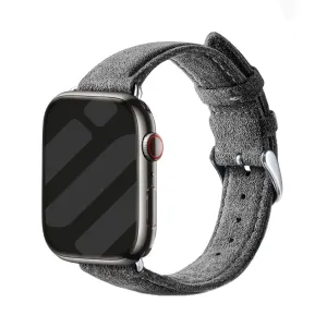 BestSelling Apple Watch Buckled Alcantara Strap (Grey)  Today Only!