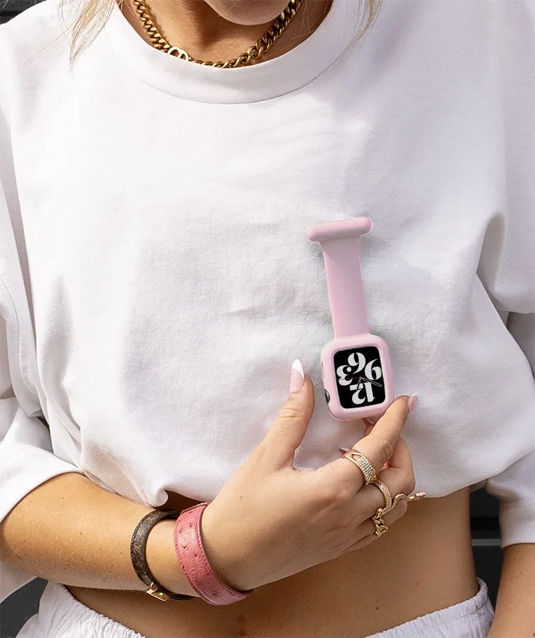 BestSelling Apple Watch Nurse Fob with Protective Case (Pink)  Going Fast!