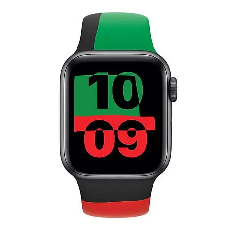 BestSelling Apple Watch Silicone Strap Triple (Black-Green-Red)  Ends Soon!