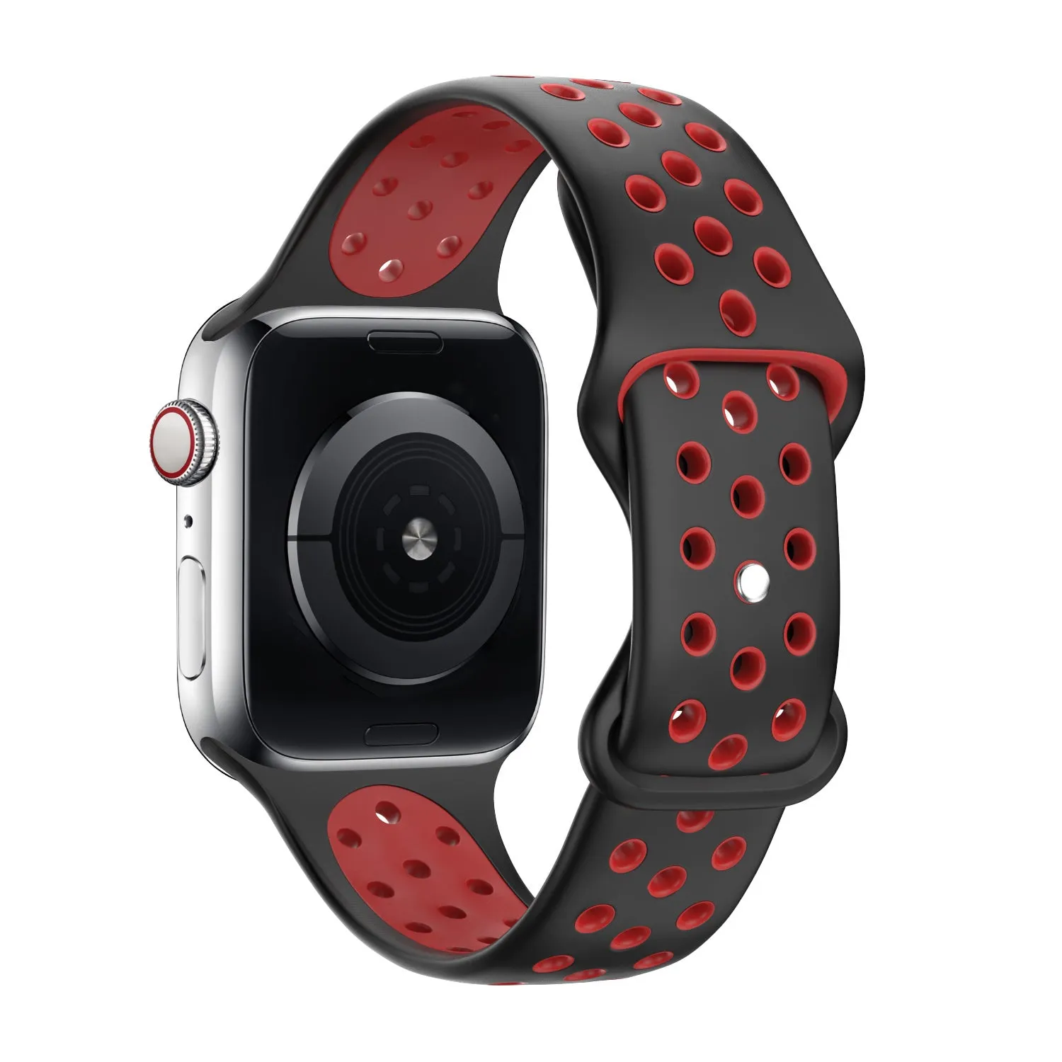BestSelling Apple Watch Sport Strap Classic (Black/Red)  Last Few Pieces!