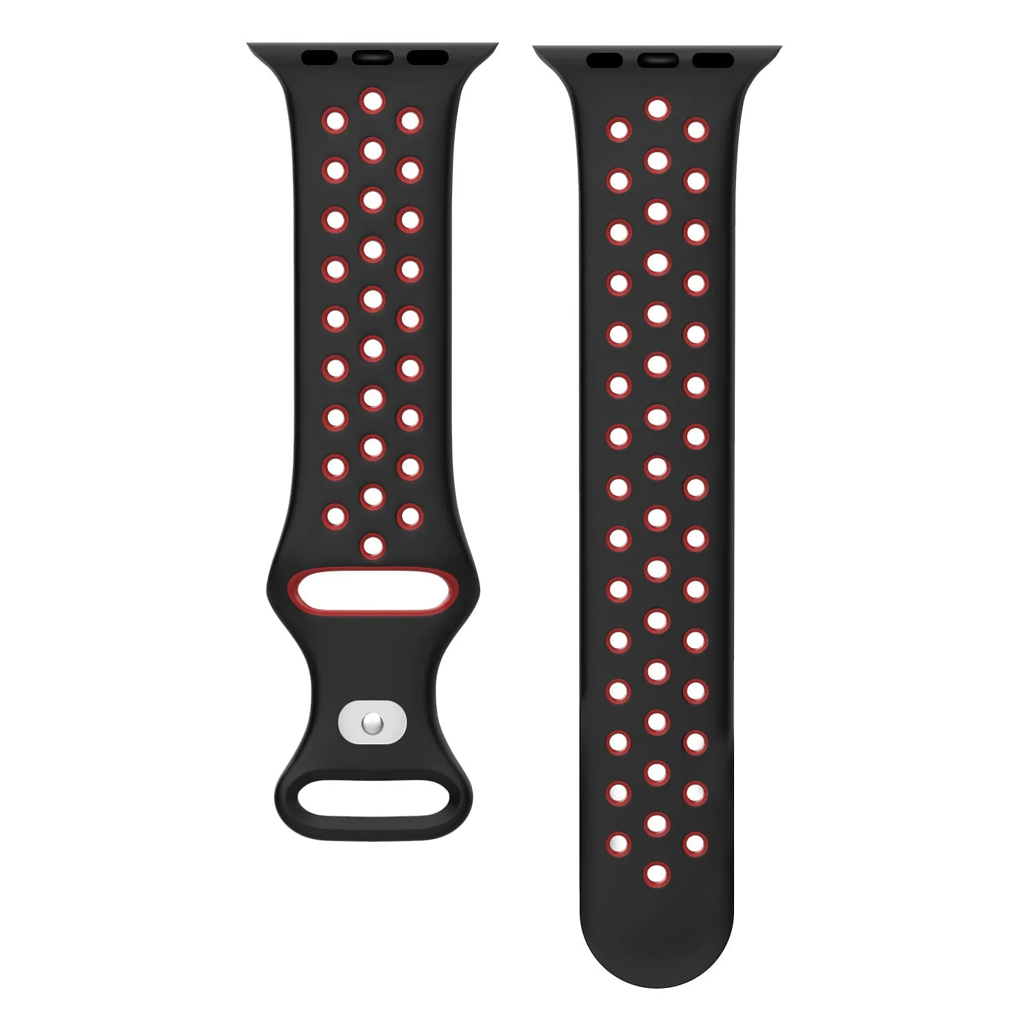 BestSelling Apple Watch Sport Strap Classic (Black/Red)  Last Few Pieces!