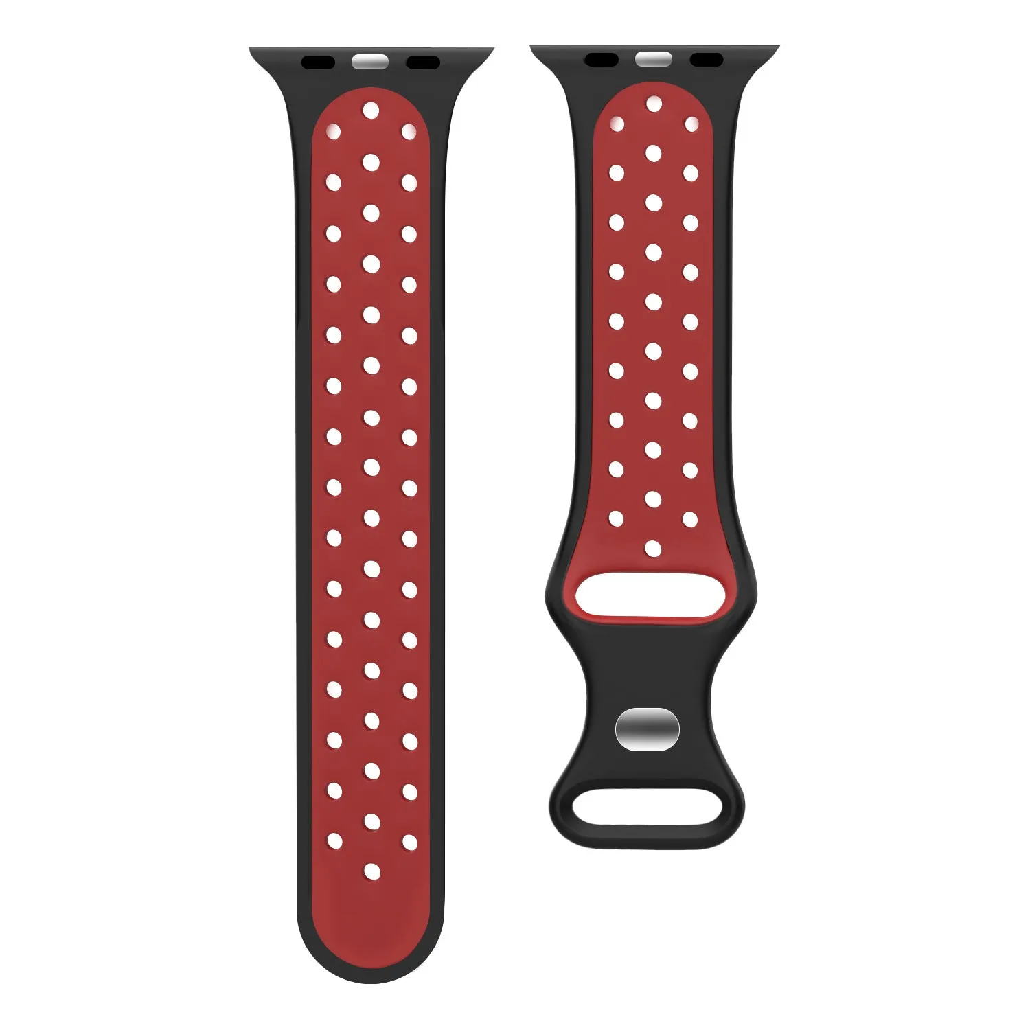 BestSelling Apple Watch Sport Strap Classic (Black/Red)  Last Few Pieces!