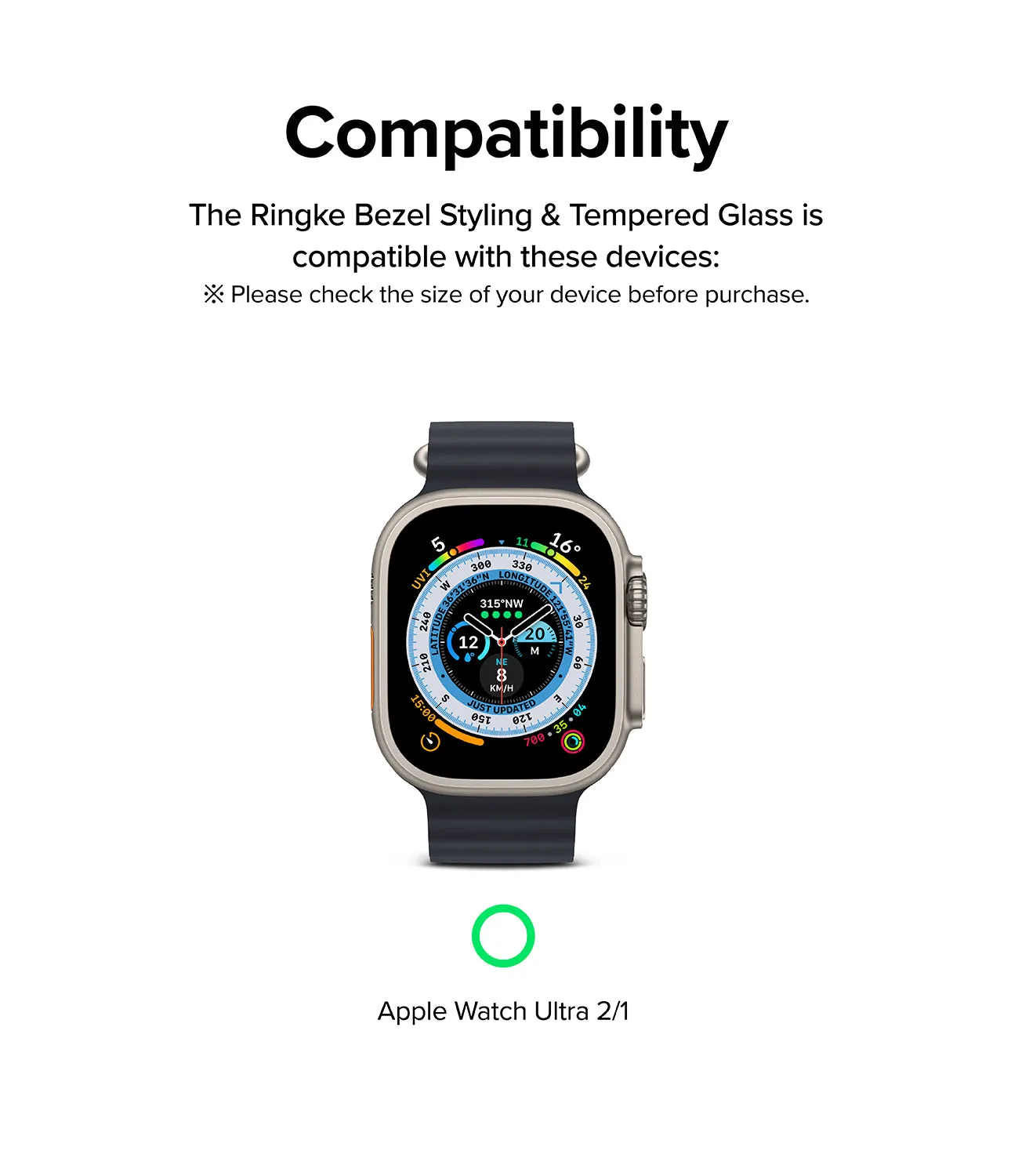 BestSelling Apple Watch Ultra 2 / 1 | Glass   Bezel Styling Combo  Today Only!