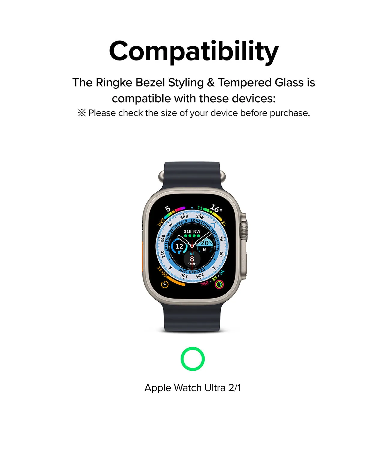 BestSelling Apple Watch Ultra 2 / 1 | Glass   Bezel Styling Combo  Today Only!