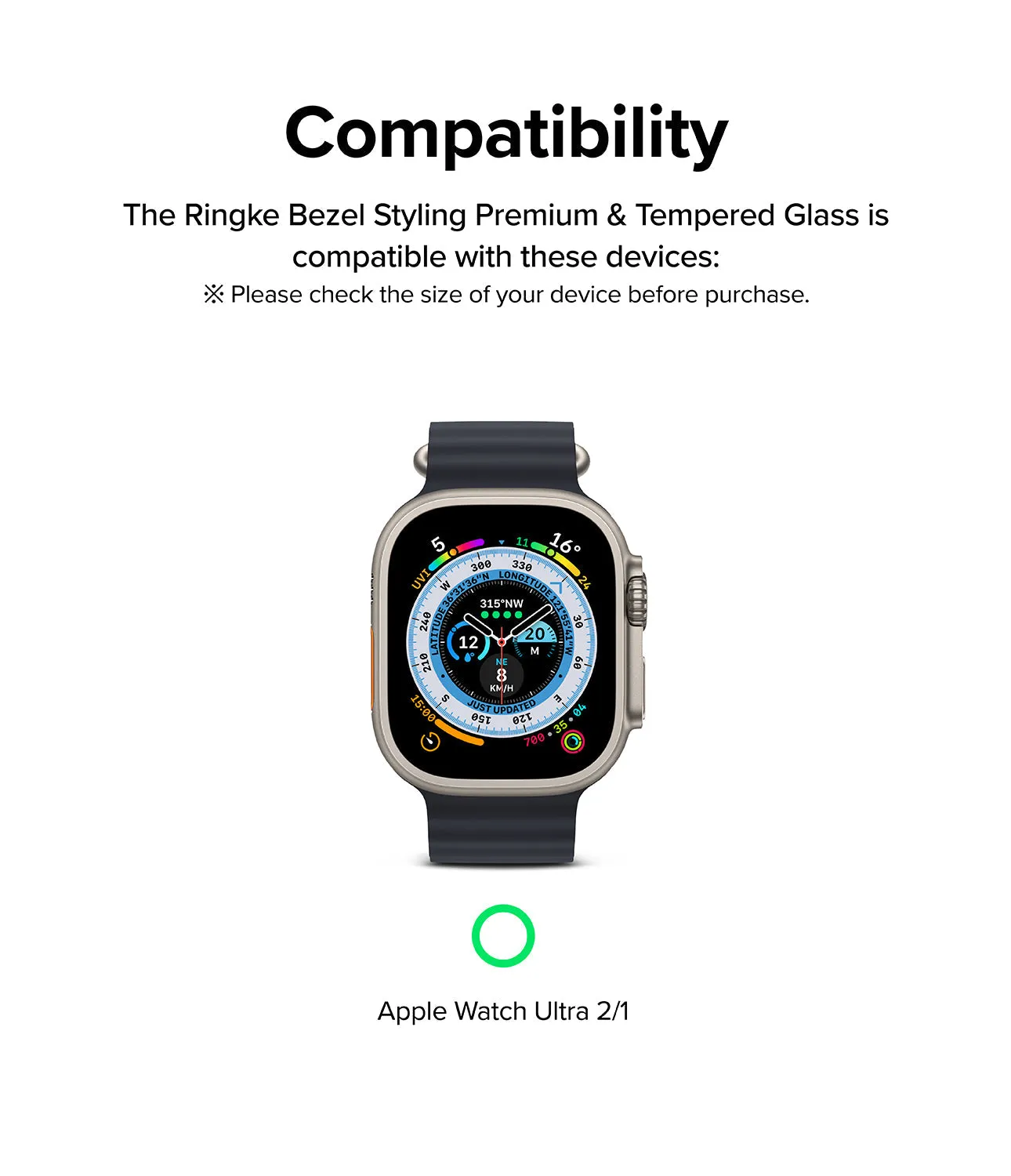 BestSelling Apple Watch Ultra 2 / 1 | Glass   Bezel Styling Combo  Today Only!