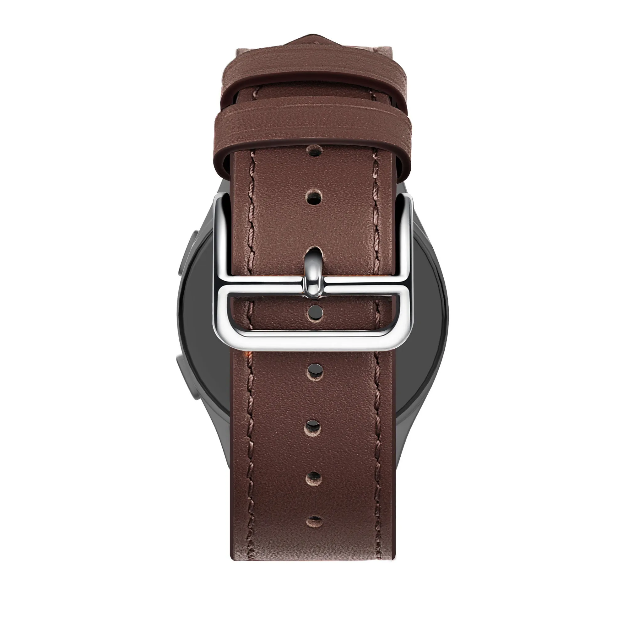 BestSelling Bandz Amazfit GTS 4 (Mini) Leather Strap 'Deluxe' (Brown)  Dont Miss Out!