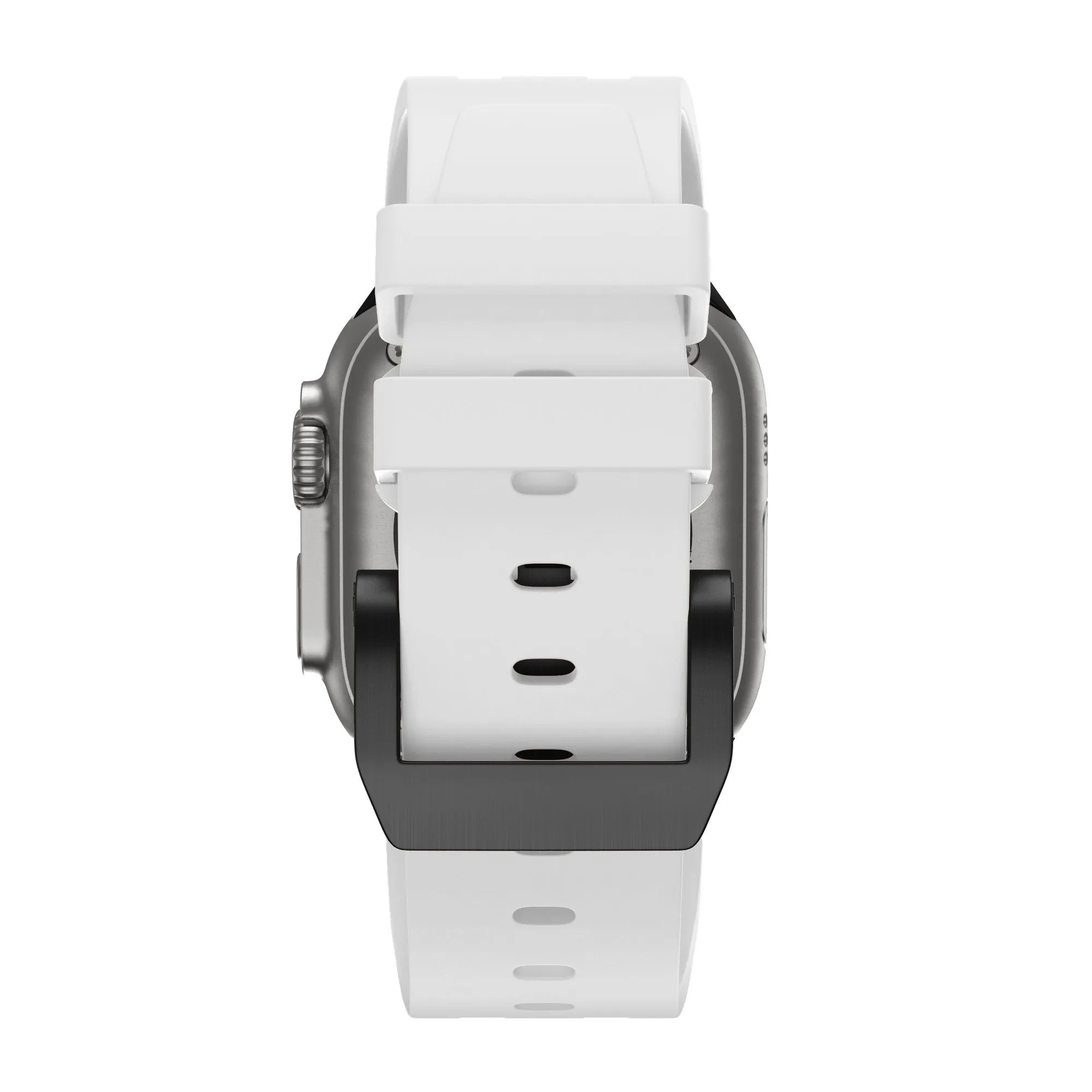 BestSelling Bandz Apple Watch Silicone Strap 'Luxe Liquid' (White With Black)  Almost Sold Out!