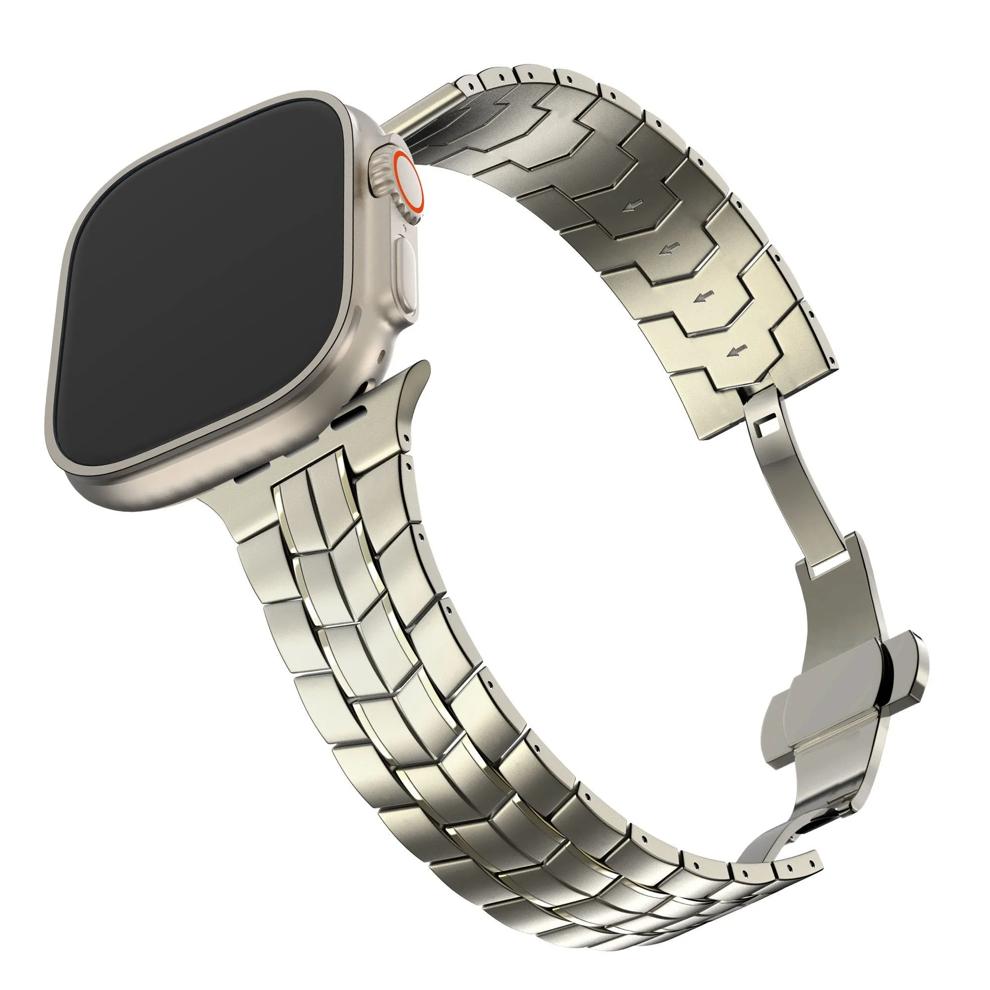 BestSelling Bandz Apple Watch Titanium Strap 'Supreme' (Titanium)  Going Fast!