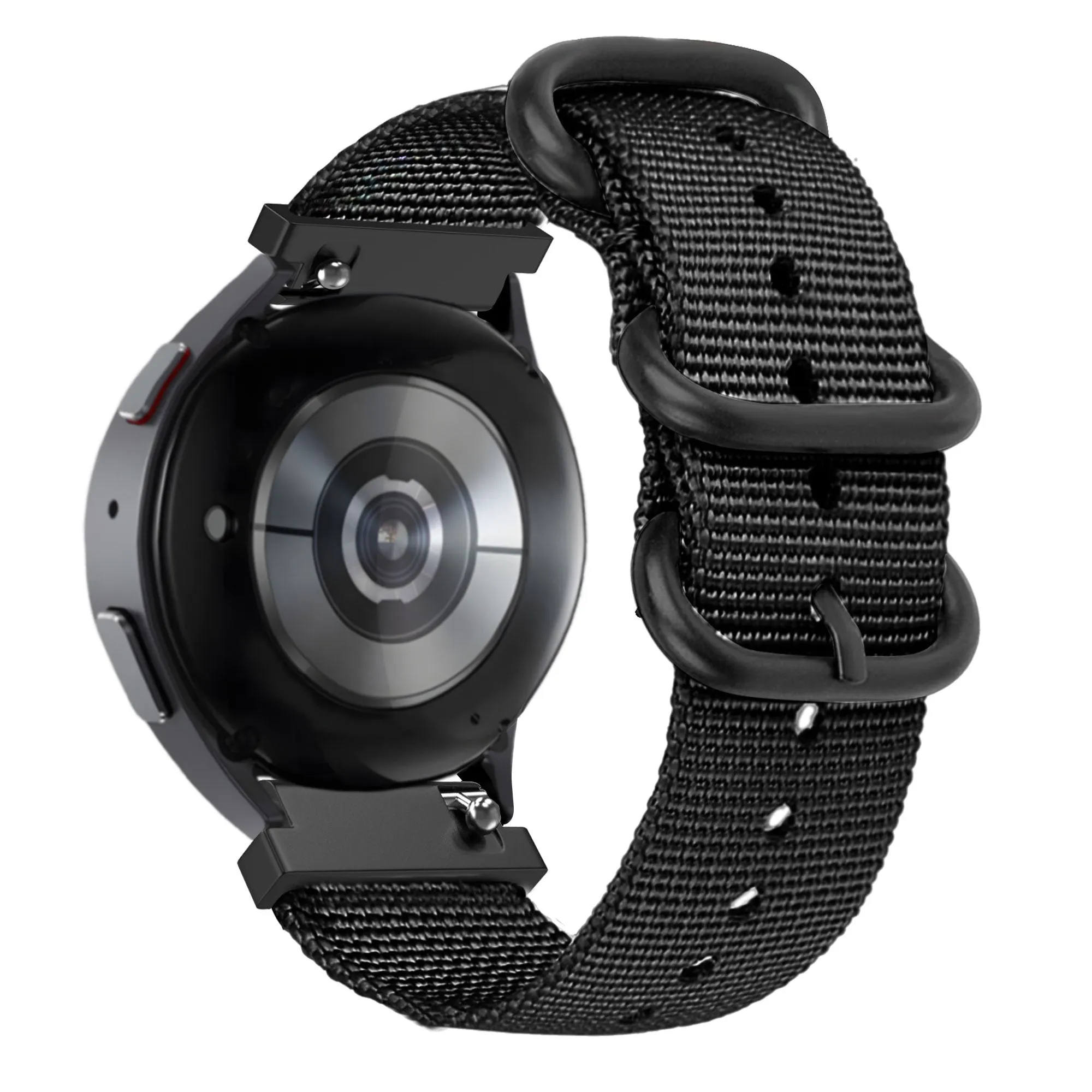 BestSelling Bandz Huawei Watch 5 - 46mm Buckled Nylon Strap (Black)  Today Only!