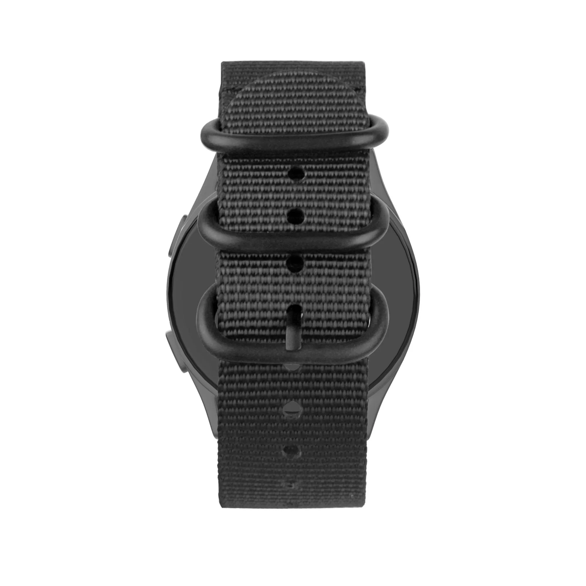 BestSelling Bandz Huawei Watch 5 - 46mm Buckled Nylon Strap (Black)  Today Only!