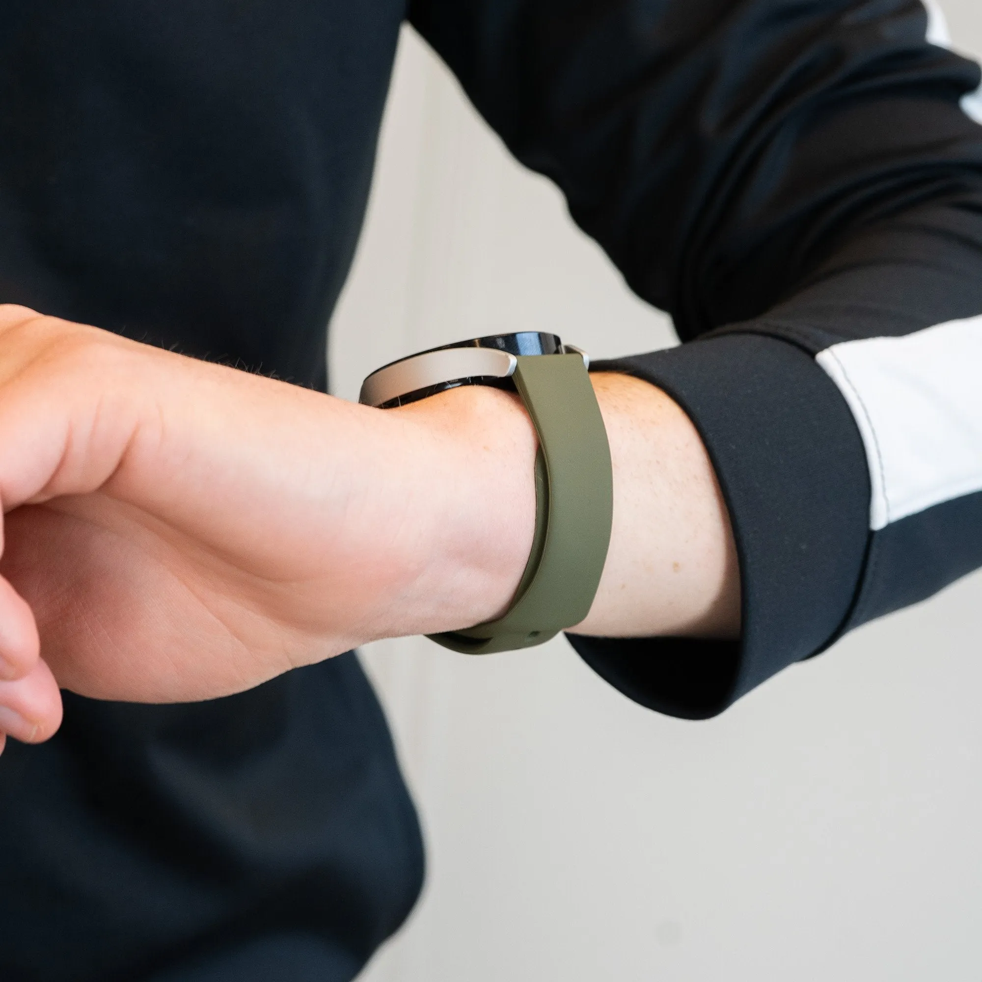 BestSelling Bandz Redmi Watch 5 Active Sport Strap 'Deluxe' (Olive Green)  Dont Miss Out!