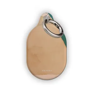 BestSelling Beige Canvas AirTag Holder  Stylish & Comfortable