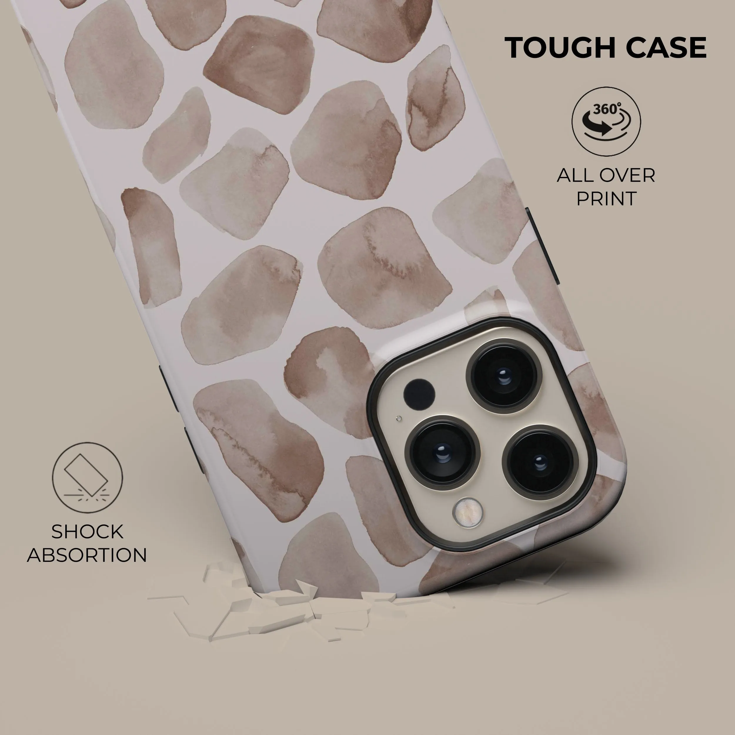 BestSelling Brown Watercolor Safari Phone Case  Today Only!