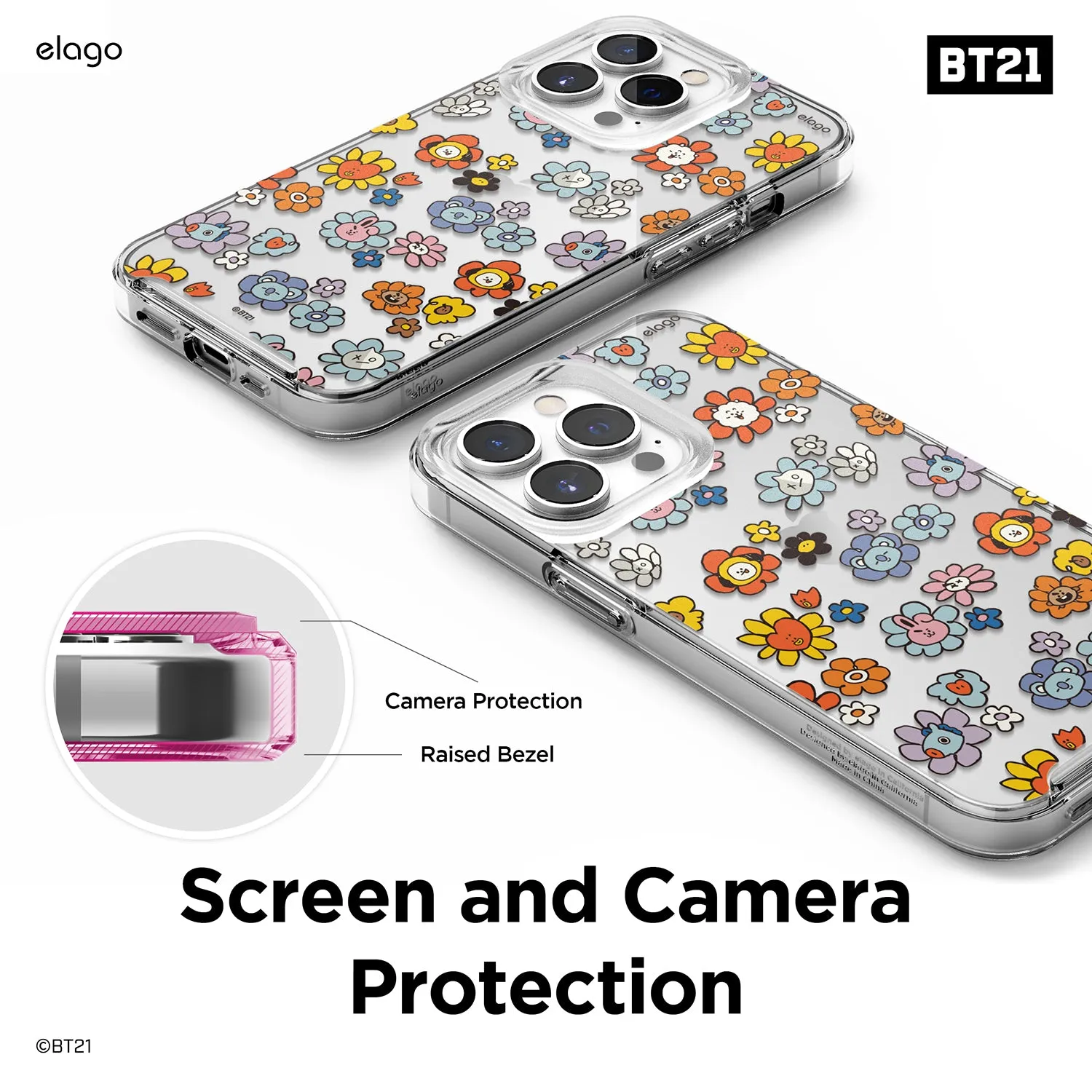 BestSelling BT21 | elago Flower Case for iPhone 13 Pro  Last Chance!