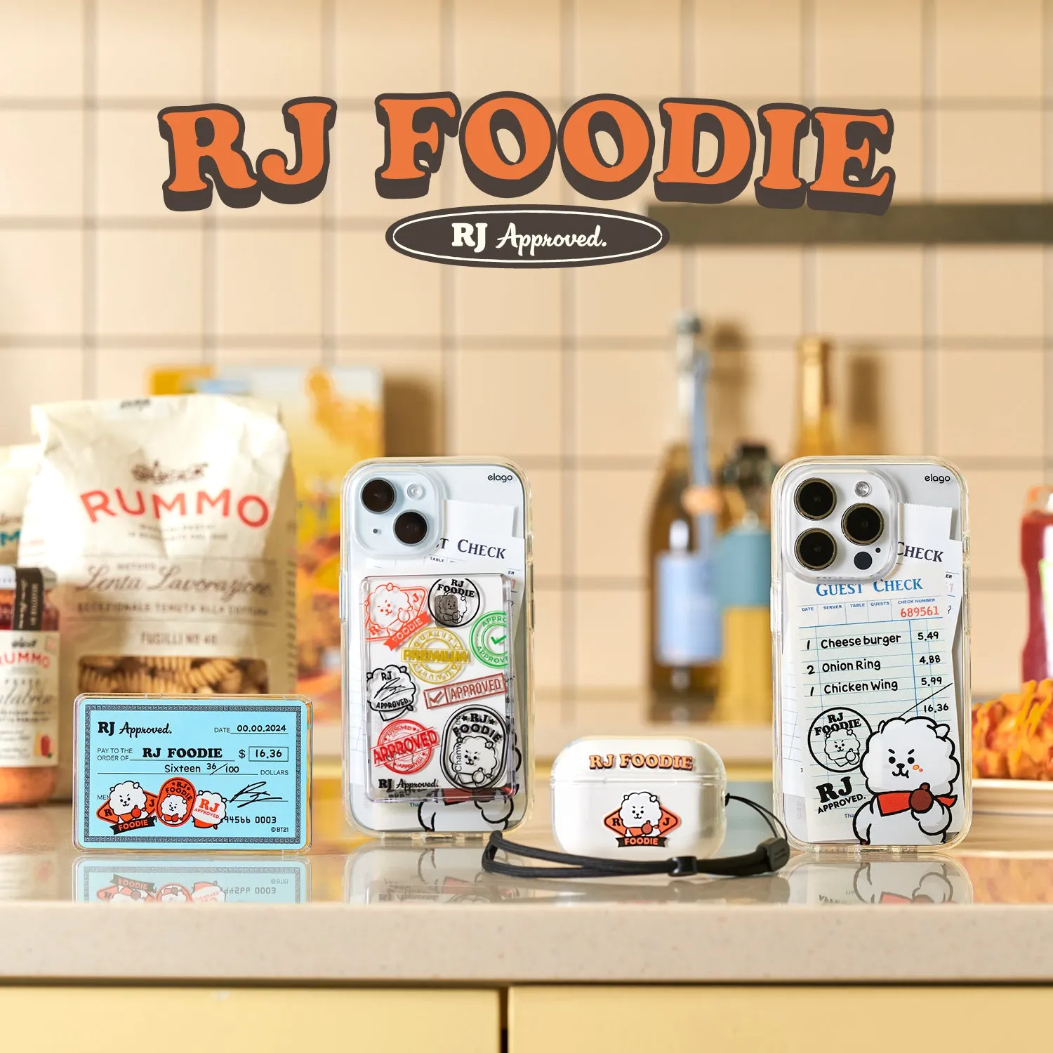 BestSelling BT21  | elago RJ FOODIE MagSafe Hybrid Case for iPhone 15 Plus  Last Chance!