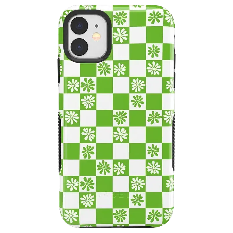 BestSelling Check Mate | Daisy Checkerboard Floral Case  Last Few Pieces!