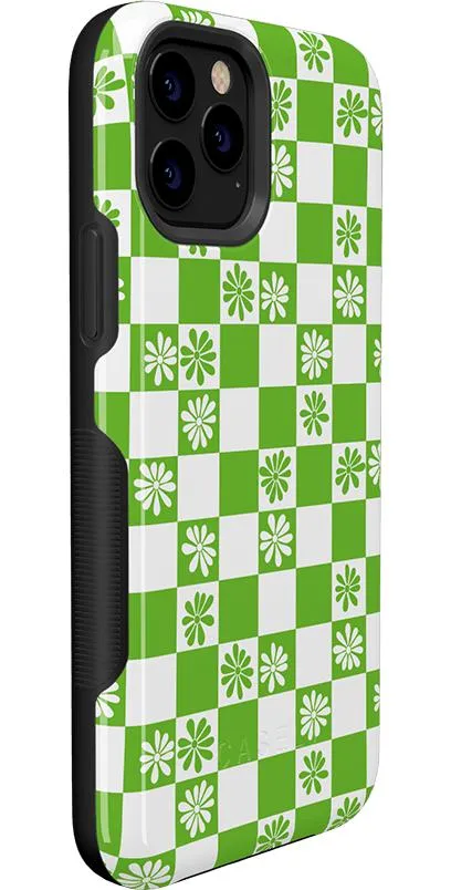 BestSelling Check Mate | Daisy Checkerboard Floral Case  Last Few Pieces!