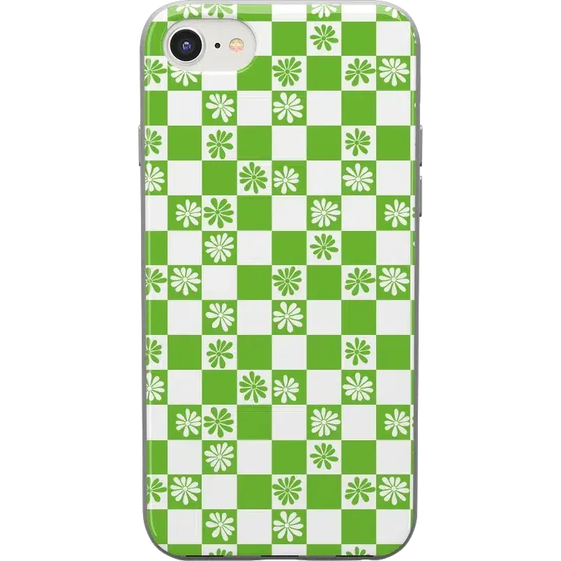 BestSelling Check Mate | Daisy Checkerboard Floral Case  Last Few Pieces!