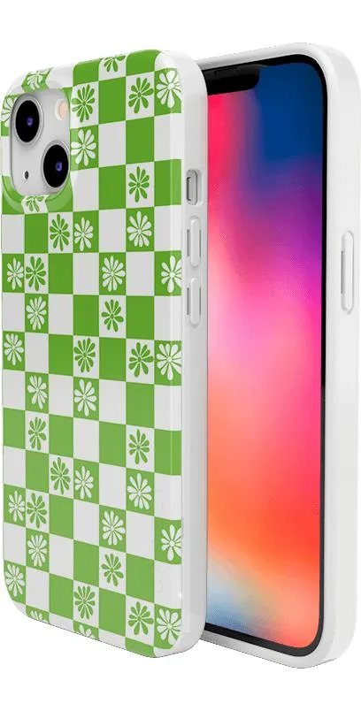BestSelling Check Mate | Daisy Checkerboard Floral Case  Last Few Pieces!