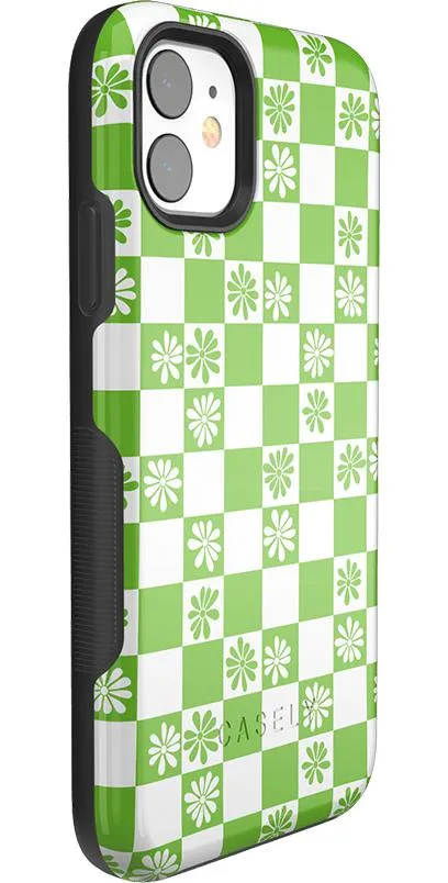 BestSelling Check Mate | Daisy Checkerboard Floral Case  Last Few Pieces!