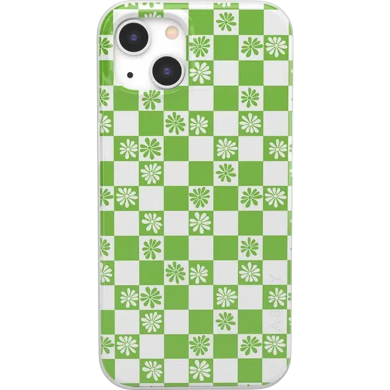 BestSelling Check Mate | Daisy Checkerboard Floral Case  Last Few Pieces!