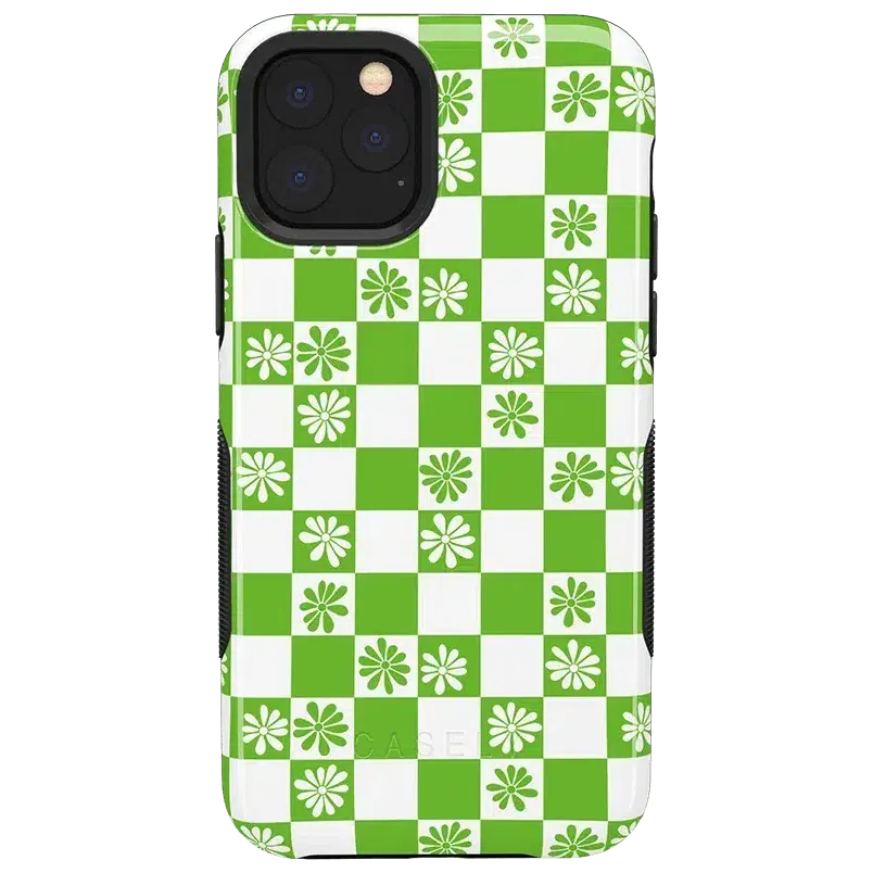BestSelling Check Mate | Daisy Checkerboard Floral Case  Last Few Pieces!