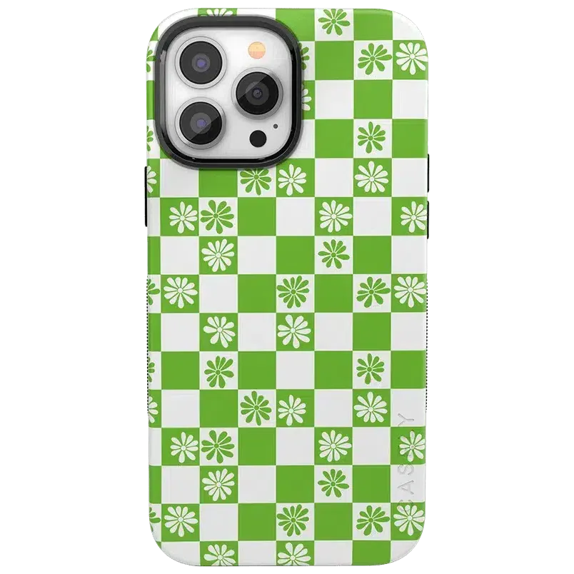 BestSelling Check Mate | Daisy Checkerboard Floral Case  Last Few Pieces!