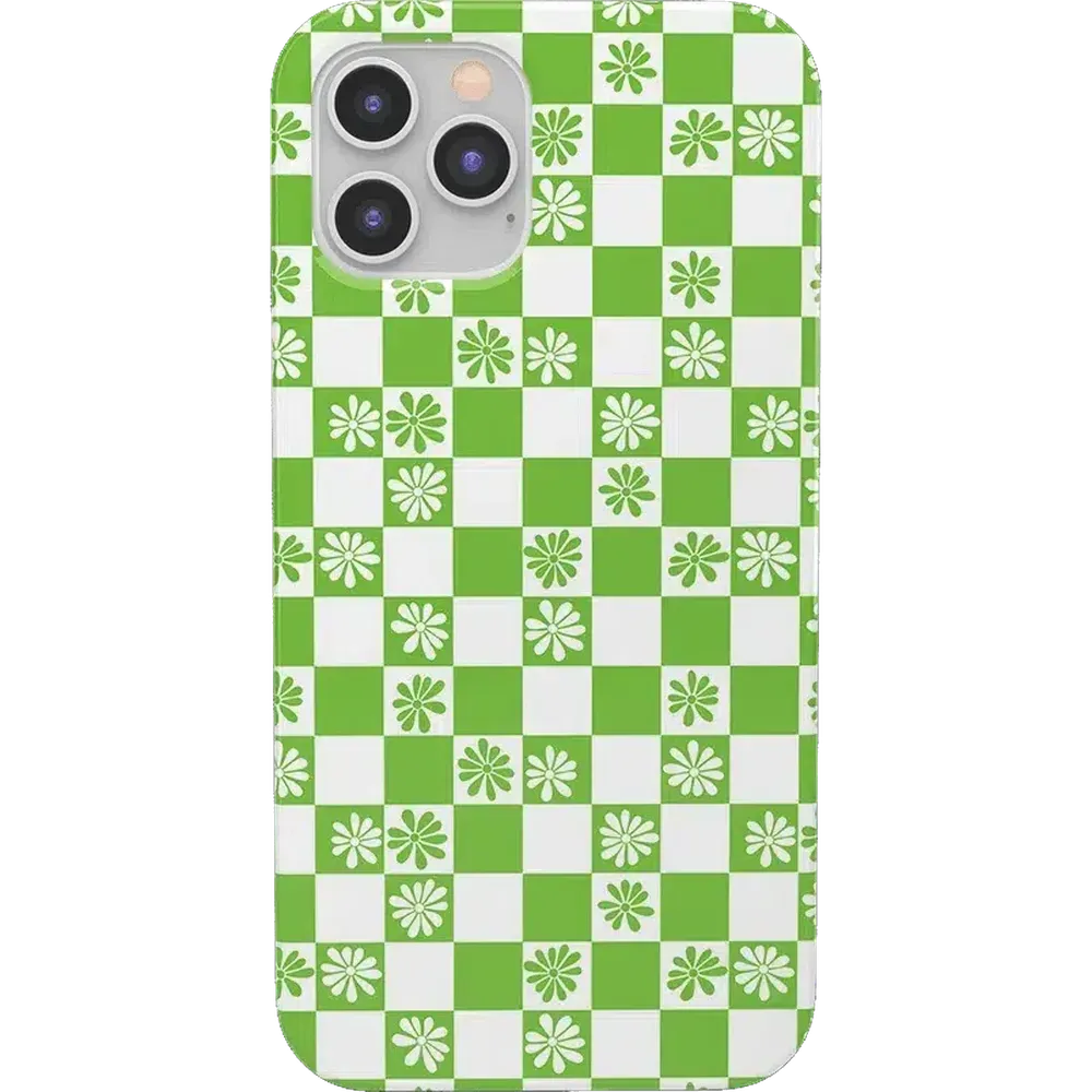 BestSelling Check Mate | Daisy Checkerboard Floral Case  Last Few Pieces!