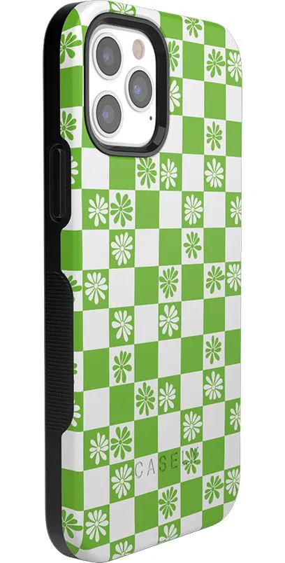 BestSelling Check Mate | Daisy Checkerboard Floral Case  Last Few Pieces!