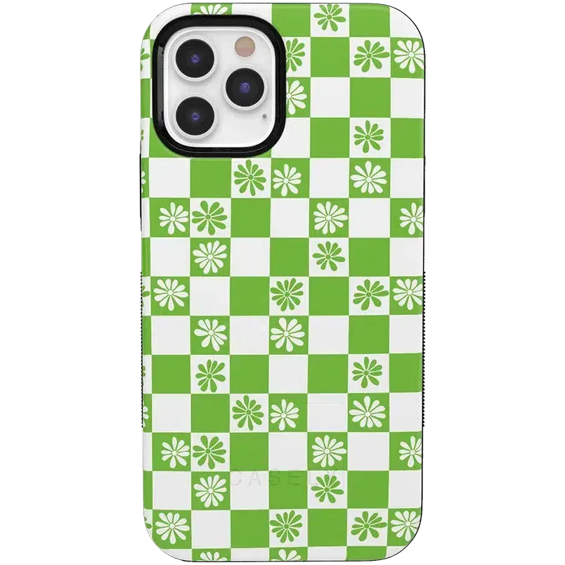 BestSelling Check Mate | Daisy Checkerboard Floral Case  Last Few Pieces!
