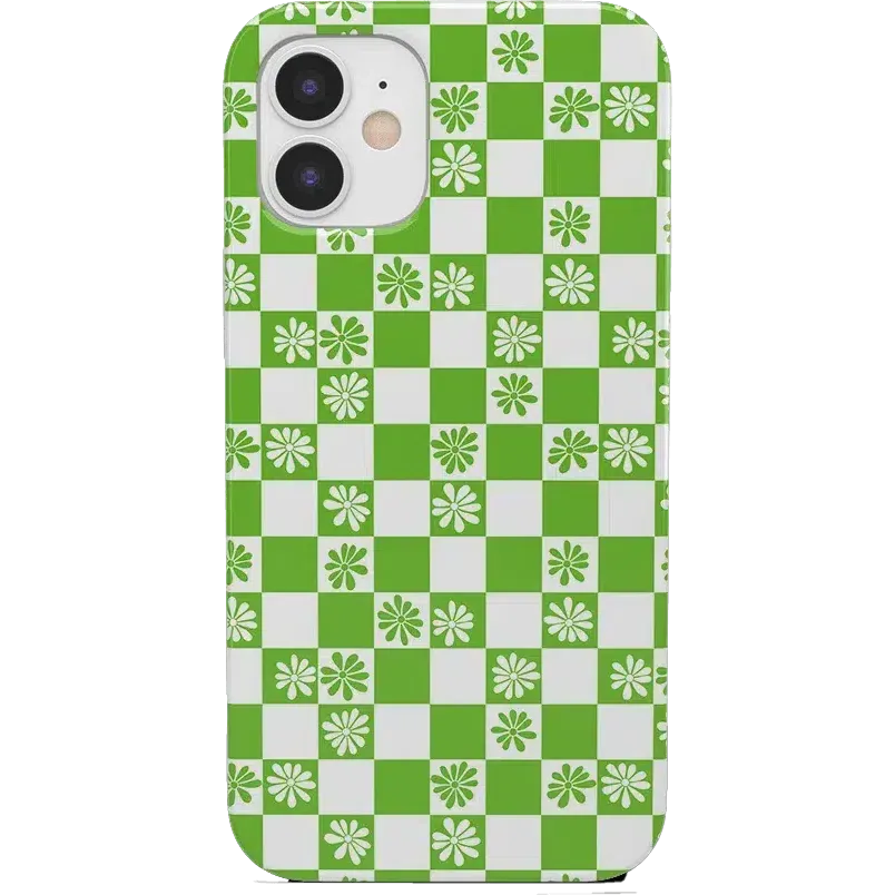 BestSelling Check Mate | Daisy Checkerboard Floral Case  Last Few Pieces!