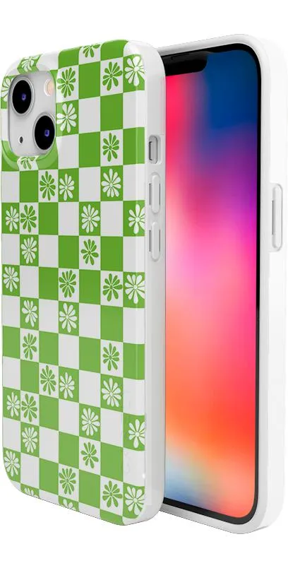 BestSelling Check Mate | Daisy Checkerboard Floral Case  Last Few Pieces!