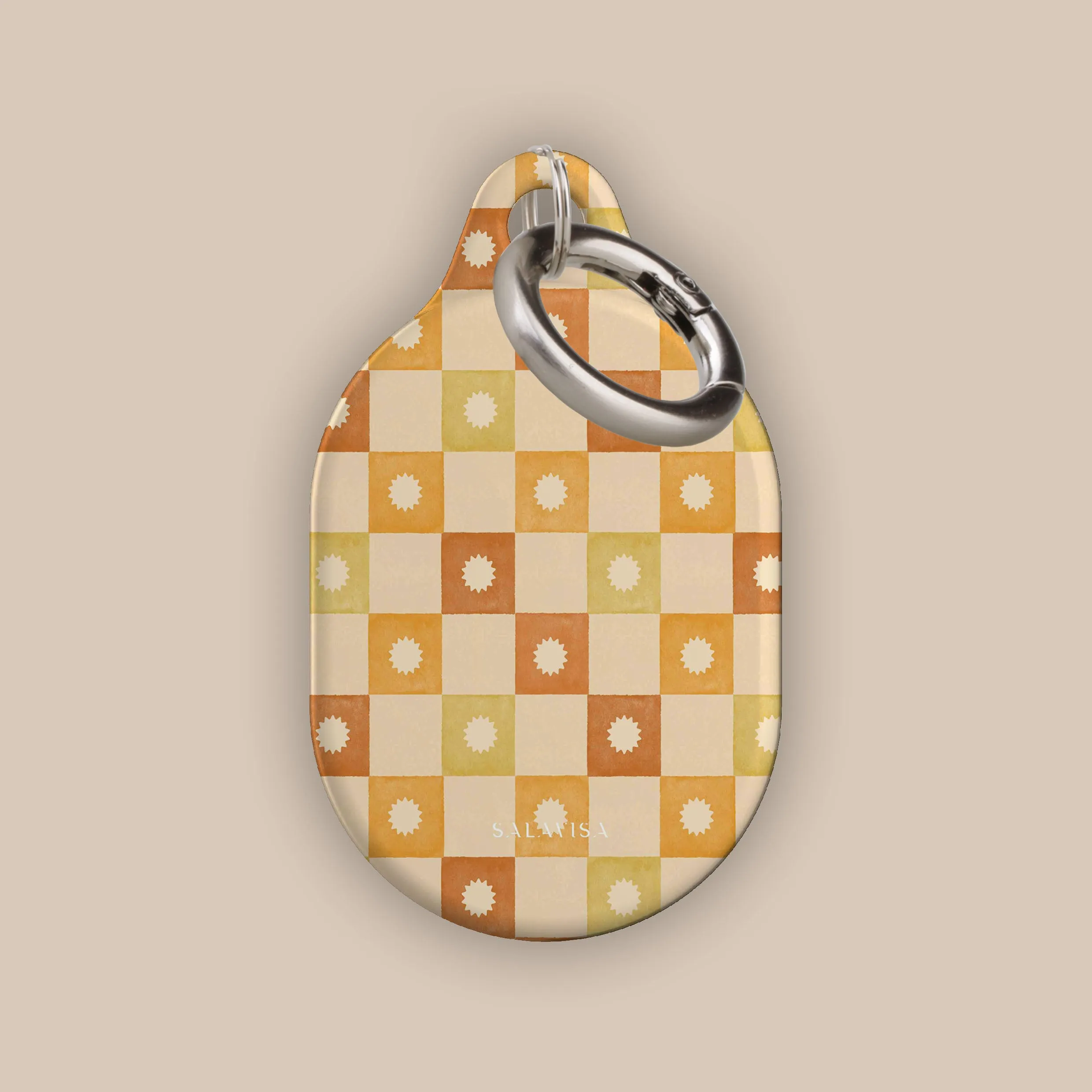 BestSelling Checkered Elegance AirTag Holder  Last Few Pieces!