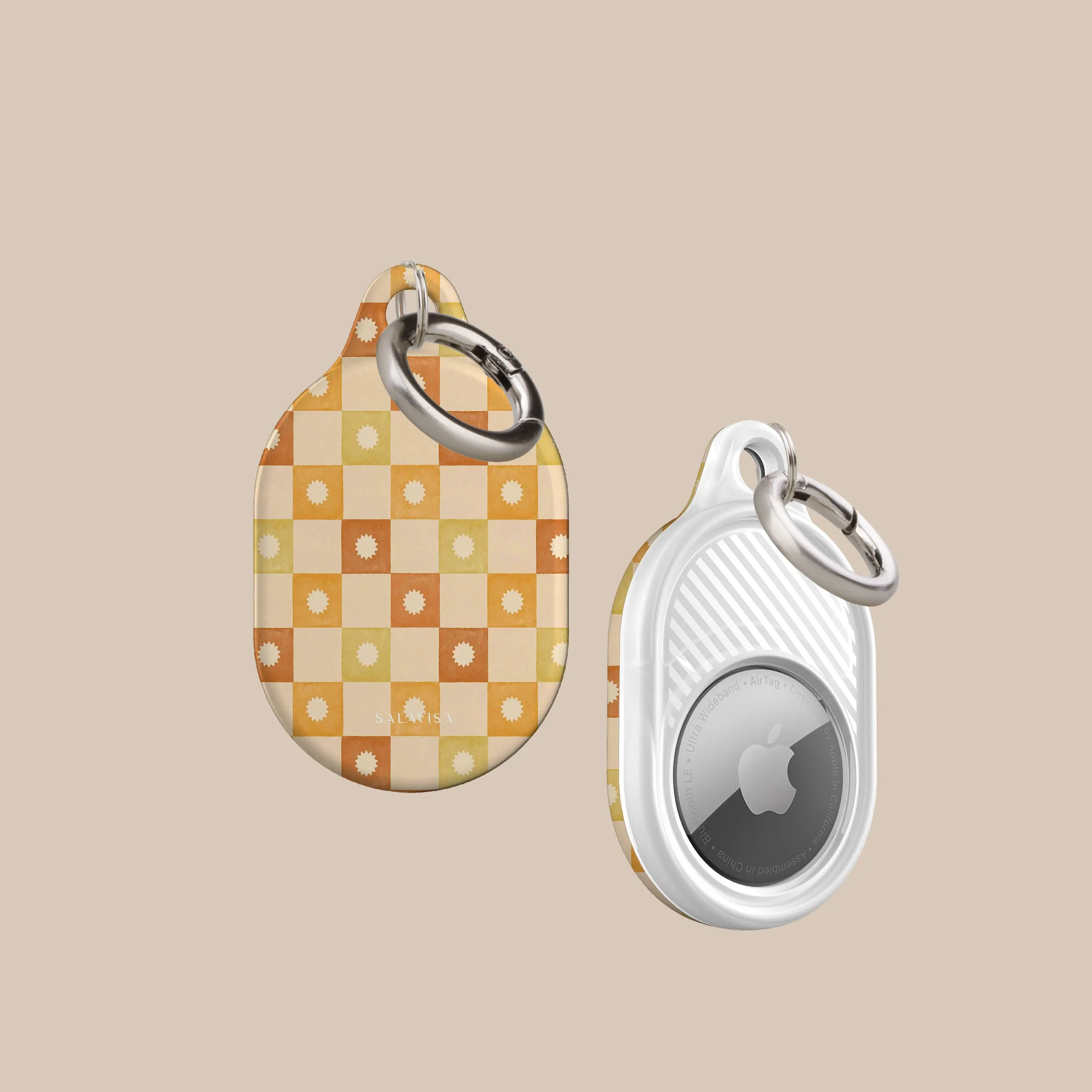 BestSelling Checkered Elegance AirTag Holder  Last Few Pieces!
