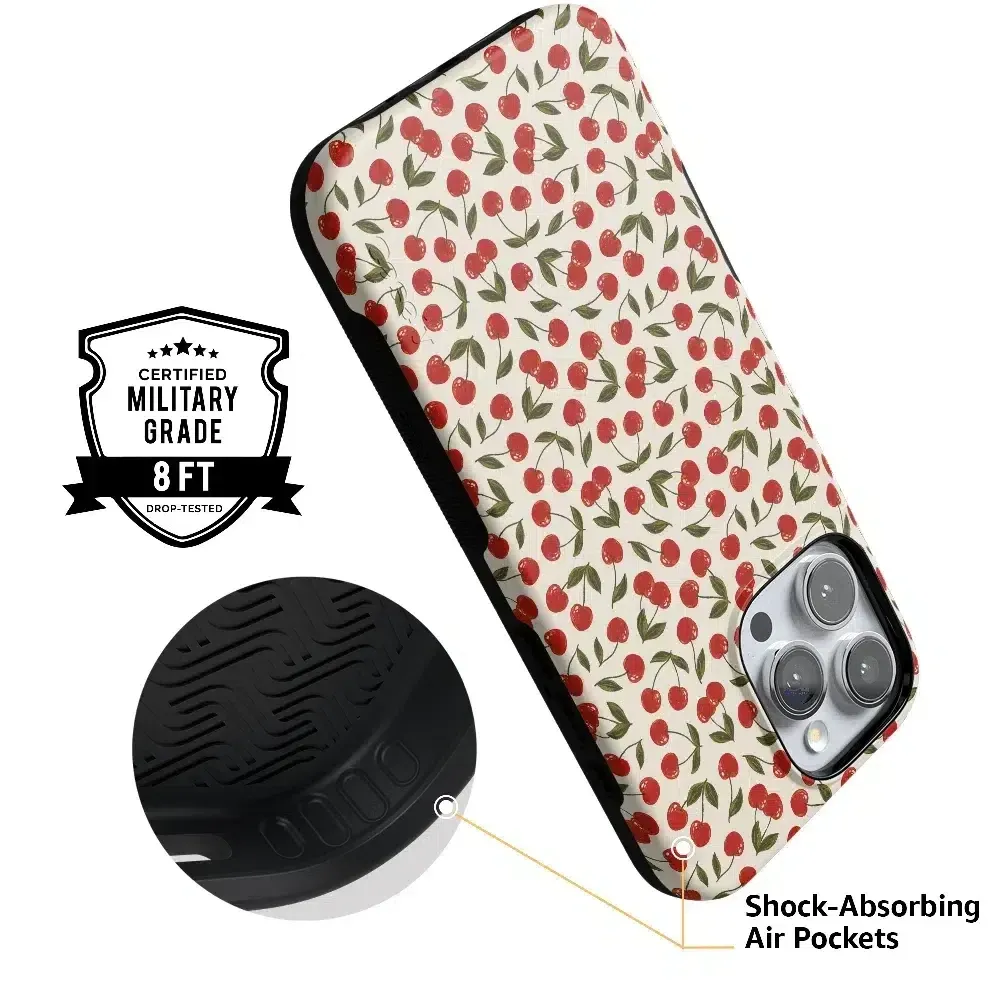 BestSelling Cherry on Top | Red Cherries Case  Stylish & Comfortable