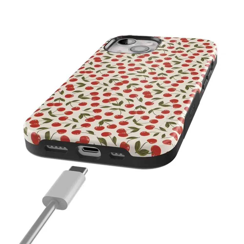 BestSelling Cherry on Top | Red Cherries Case  Stylish & Comfortable
